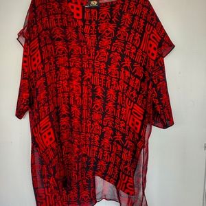 Anne Namba 💯 silk two peice blouse